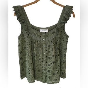 lucky brand eyelet tank
